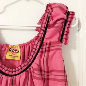 Pink Tartan Plaid Dress